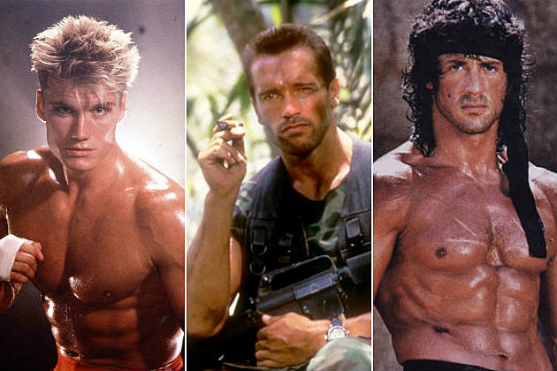 '80s Action Stars Then and Now