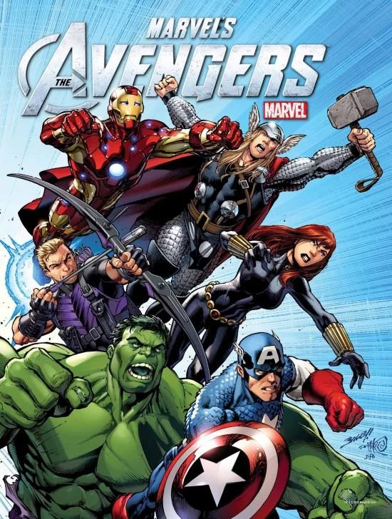 'The Avengers' DVD/Blu-ray poster 'The Avengers' DVD/Blu-ray poster