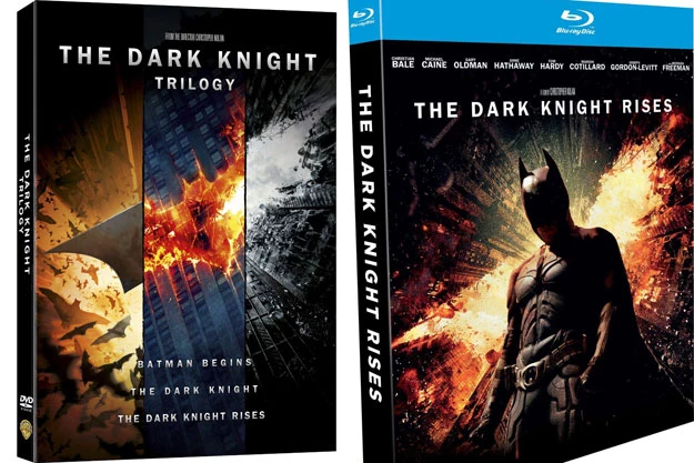 'The Dark Knight Rises' DVD 'The Dark Knight Rises' DVD