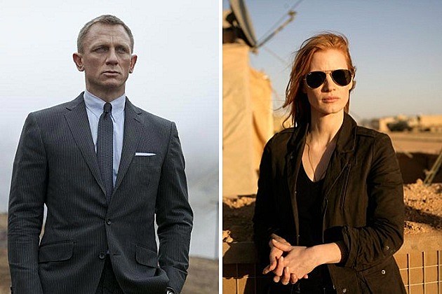 Skyfall, Zero Dark Thirty Skyfall, Zero Dark Thirty