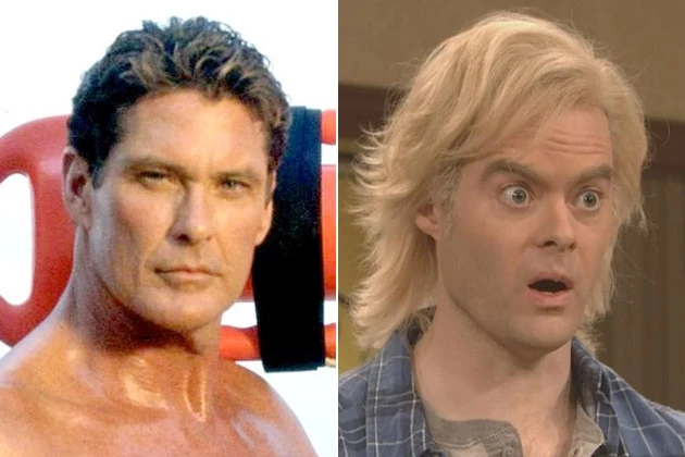 Baywatch David Hasselhoff Bill Hader Baywatch David Hasselhoff Bill Hader