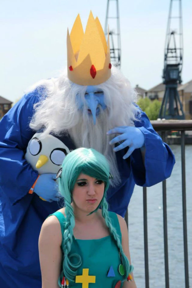 Adventure Time Ice King cosplay Adventure Time Ice King cosplay