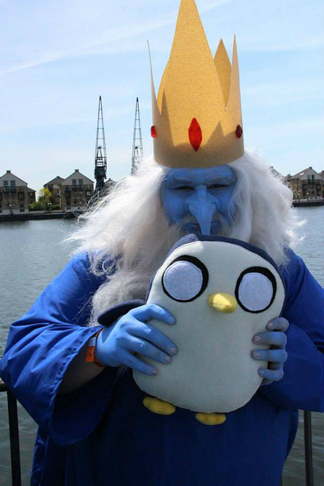 Adventure Time Ice King cosplay Adventure Time Ice King cosplay