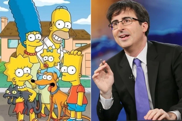 The Simpsons Season 26 Renewed John Oliver The Simpsons Season 26 Renewed John Oliver