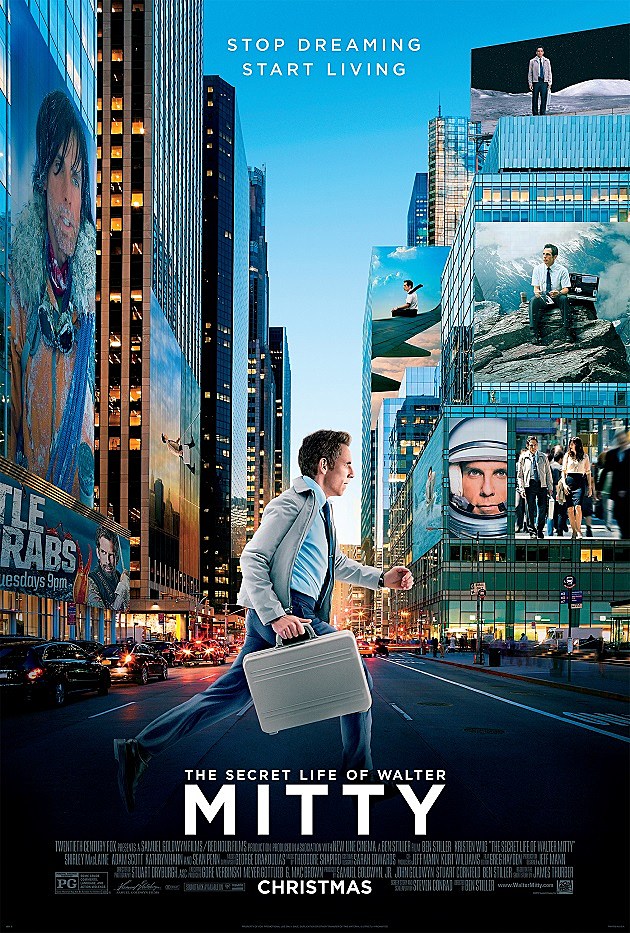 The Secret Life of Walter Mitty Poster The Secret Life of Walter Mitty Poster