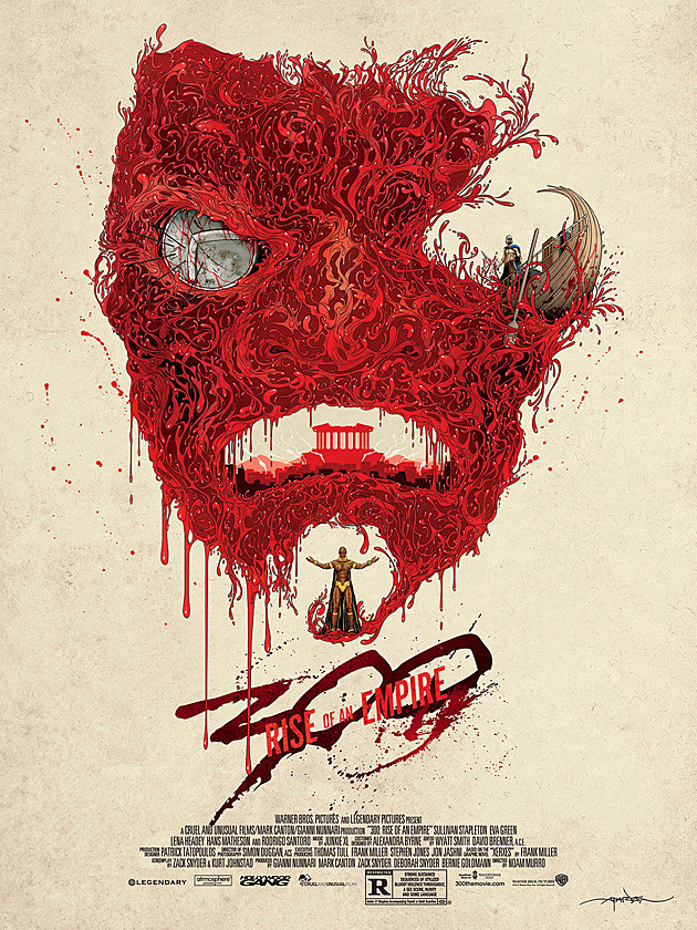 300 Rise of an Empire Mondo Poster 300 Rise of an Empire Mondo Poster