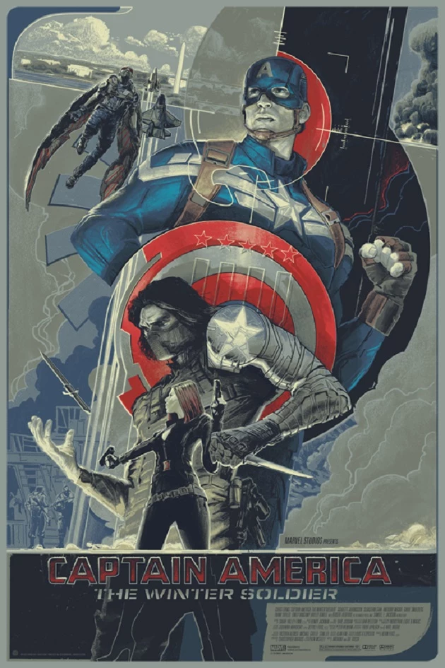 Captain America: The Winter Soldier Mondo Poster Regular Captain America: The Winter Soldier Mondo Poster Regular
