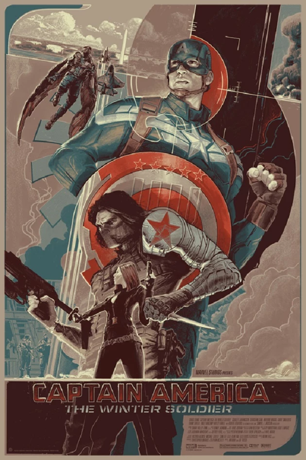 Captain America: The Winter Soldier Mondo Poster Variant Captain America: The Winter Soldier Mondo Poster Variant