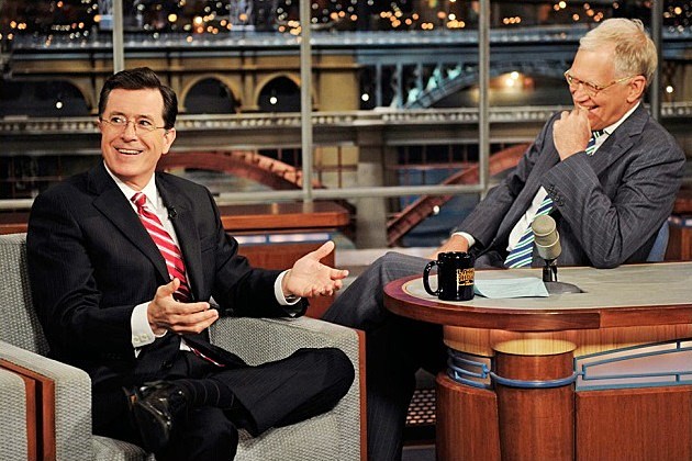 Stephen Colbert David Letterman Late Show April 22 Stephen Colbert David Letterman Late Show April 22