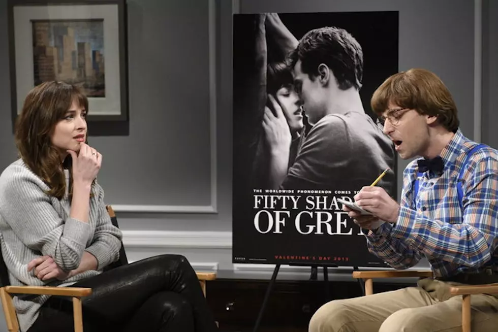 SNL and Dakota Johnson Take You to the Weirdest ‘Fifty Shades of Grey’ Press Junket