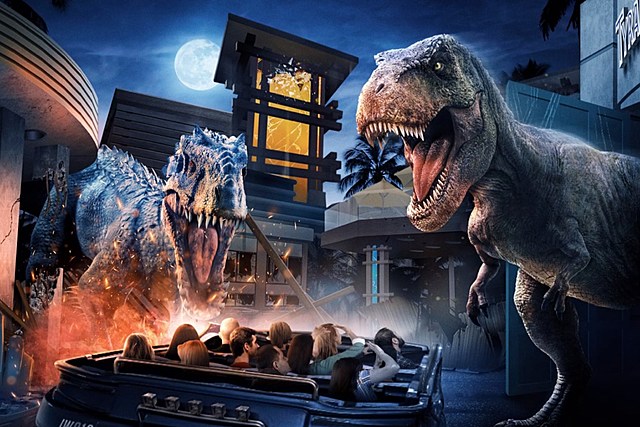 The Footage Of the New 'Jurassic World' Ride Will Blow Your Mind